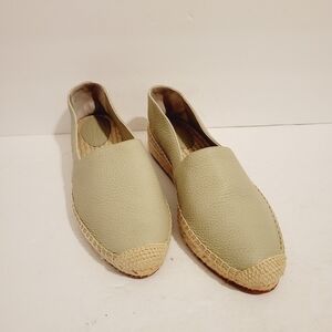 NEW Lafayette 148 New York Lowery Espadrille in Green Clay SIZE 9.5